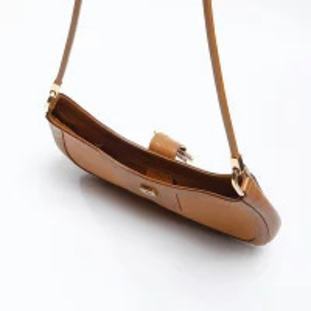 Gucci leather brown shoulder logo bag - Picture 13 of 13